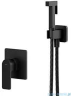 Baterie umywalkowe - Omnires Baretti zestaw bidetowy punktowy podtynkowy czarny mat SYSBABI1XBL ___ RABAT W KOSZYKU! ___ | - miniaturka - grafika 1