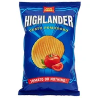 Chipsy - Włoskie Chipsy pomidorowe ketchup Highlander Tomato 130g - San Carlo - miniaturka - grafika 1