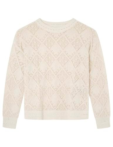 Springfield Sweter damski, biały nadruk, S
