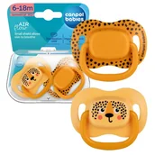 Smoczki uspokajające - Canpol Babies Silikonowy Smoczek Symetryczny 6-18m BabiesBoo 2-pack - miniaturka - grafika 1