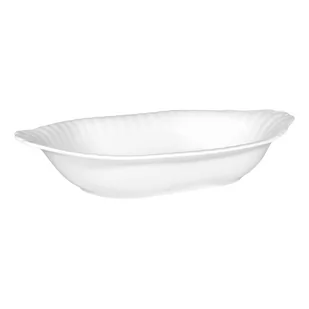 Chodzież IWONA POŁMISEK DO RYB 33CM GŁĘBOKI BIAŁY C000 5903353327532 - Miski i półmiski - miniaturka - grafika 1
