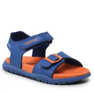 Buty dla chłopców - Sandały Geox J Sandal Fusbetto Bo J35HMA000BCC0685 S Royal/Orange - grafika 1