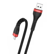 Kable - Kabel USB do Micro USB Foneng X82 3A, 1m (czarny) - miniaturka - grafika 1