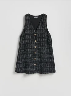 Reserved - Sukienka z dekoracyjnymi guzikami - wielobarwny - Sukienki - miniaturka - grafika 1