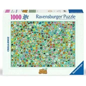 Puzzle - Puzzle RAVENSBURGER Challenge Animal Crossing 12000629 (1000 elementów) - miniaturka - grafika 1