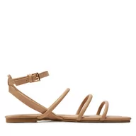 Klapki i japonki damskie - Klapki ONLY Shoes Onlmillie-5 15335569 Brązowy - miniaturka - grafika 1