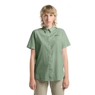 Koszule damskie - Damska koszula Jack Wolfskin VANDRA S/S SHIRT W eucalyptus - XS - miniaturka - grafika 1