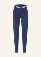 Legginsy - Nike Legginsy Nike Pro Z Siateczką blau - miniaturka - grafika 1