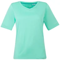 Koszulki sportowe damskie - Koszulka damska Regatta W Fingal V-Neck II Rozmiar: S / Kolor: jasnoniebieski - miniaturka - grafika 1