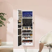 Toaletki - Wisząca szafka na biżuterie z lustrem - miniaturka - grafika 1