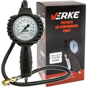 Pistolety pneumatyczne - Pistolet Do Pompowania Kół Opon Pneumatyczny Z Manometrem Kompresora Pompka - miniaturka - grafika 1