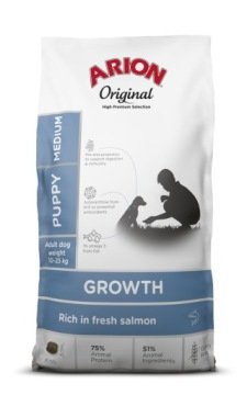 ARION Original Growth Puppy Medium Salmon Rice 12 kg