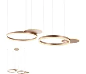 Lampy sufitowe - Redo 01-2610 - LED Żyrandol ściemnialny na lince SIGUA LED/114W/230V 3000K brązowy - miniaturka - grafika 1