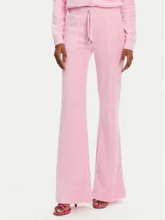 Juicy Couture Spodnie dresowe Layla JCSEBJ001 Różowy Flared Leg - Spodnie sportowe damskie - miniaturka - grafika 1