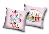 Poszewki na poduszki - KSIĘŻNICZKI DISNEY poszewka na poduszkę jasiek 40x40 welurowa VELVET - miniaturka - grafika 1