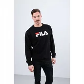 Bluzy męskie - Bluza Fila PURE CREW SWEAT 002 BLACK 681091-002 S - miniaturka - grafika 1