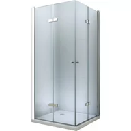 Kabiny prysznicowe - Mexen Lima Duo kabina prysznicowa składana 80 x 80 cm, transparent, chrom - 856-080-080-02-00 - miniaturka - grafika 1