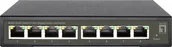 Switche - Switch LevelOne LevelOne GES-2108 łącza sieciowe Zarządzany L2 Gigabit Ethernet 10/100/1000 Czarny - miniaturka - grafika 1
