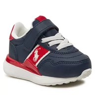 Buty dla chłopców - Sneakersy Polo Ralph Lauren RL00295410 T Navy Tumbled/Red W/ White Pp - miniaturka - grafika 1