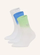 Skarpetki damskie - Adidas Originals Skarpety Ombre Crew, 3 Pary weiss - miniaturka - grafika 1
