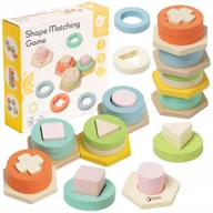 Sortery dla dzieci - Classic World Sorter Montessori Kształtów I Kolorów Układanka Wieża - miniaturka - grafika 1