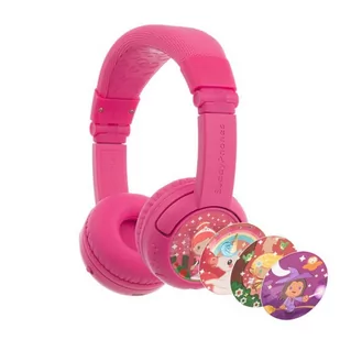 BuddyPhones PlayPlus (różowe) - Słuchawki - miniaturka - grafika 1