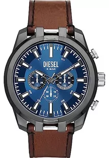 Diesel Męski Zegarek Split, Mechanizm Kwarcowy, Chrono, Koperta 51 mm, Skórzany Pasek Dz4643 - Paski - miniaturka - grafika 1