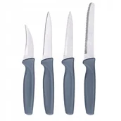 Noże kuchenne - NOŻE KUCHENNE nóż uniwersalny do warzyw chleba obierania komplet 4szt CADRO - miniaturka - grafika 1