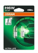 Żarówki samochodowe - OSRAM Żarówki H6W ULTRA LIFE 12V - miniaturka - grafika 1