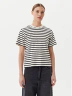 Koszulki i topy damskie - ONLY T-Shirt Livina 15272227 Beżowy Regular Fit - miniaturka - grafika 1