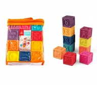 Zabawki sensoryczne - Klocki Sensoryczne 10Szt Miękka Układanka Zabawka - miniaturka - grafika 1