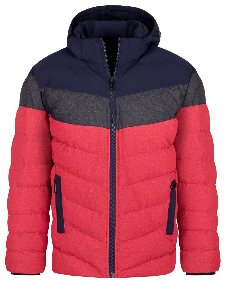 KURTKA MĘSKA OCIEPLANA Z KAPTUREM 5CG - XXXL