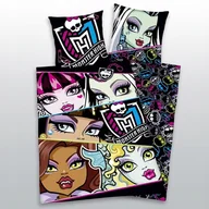 Pościel dla dzieci - pościel dziecięca bawełniana 160x200 Monster High Lalki Dwustronna - miniaturka - grafika 1