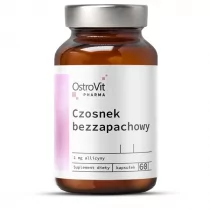 OstroVit Pharma Czosnek bezzapachowy - suplement diety 60 kaps. - Przeziębienie i grypa - miniaturka - grafika 1
