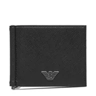 Portfele - Mały Portfel Męski Emporio Armani Y4R502 Y138E 81072 Czarny - miniaturka - grafika 1