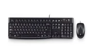 Akcesoria do komputerów stacjonarnych - Logitech Zestaw MK120 USB czarny US - miniaturka - grafika 1