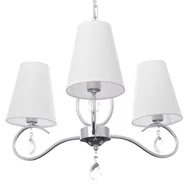 Lampy sufitowe - Lampa wisząca kryształowa żyrandol Wenecja WSG04A3 - miniaturka - grafika 1