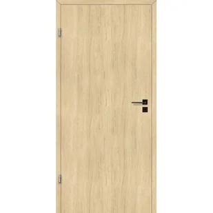Drzwi wewnętrzne 70L pełne gładkie dąb amber - Drzwi wewnętrzne - miniaturka - grafika 1