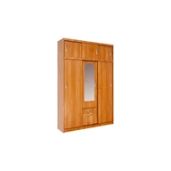 Szafy - Garderoba Aleksander 2 z Lustrem MebloCross Craft Złoty - miniaturka - grafika 1