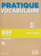 Nauka - Pratique Vocabulaire Niveau A1-A2 Livre + Corrigés Thierry Gallier - miniaturka - grafika 1