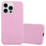 Etui i futerały do telefonów - Pokrowiec Do Apple iPhone 14 PRO Etui w CANDY RÓŻOWY TPU Silikon Obudowa Case Cover Ochronny Plecki Cadorabo - miniaturka - grafika 1