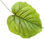 Sztuczne kwiaty - Duży Liść Zielony Gumowany Realistyczny Do Stroika Wiązanki Bukiet Łodyga - miniaturka - grafika 1