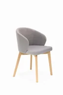 Krzesła - Flavio 5 krzesło tapicerowane tkanina do wyboru nogi buk naturalny - miniaturka - grafika 1