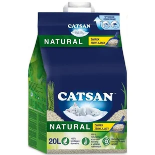 Catsan Natural - 20 l - Żwirek dla kotów - miniaturka - grafika 1