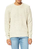 Swetry męskie - CASUAL FRIDAY Karl NEP Yarn Crew Neck Knit sweter męski, 146305/Pelican, S - miniaturka - grafika 1