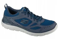 Buty sportowe męskie - Męskie sneakers Skechers Summits-South Rim 52812-NVY r.46 - miniaturka - grafika 1