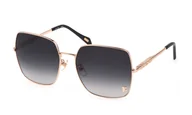 Okulary przeciwsłoneczne - Okulary JUST CAVALLI SJC031-600349. Okulary przeciwsłoneczne, Kolor złoty. Kobieta. - miniaturka - grafika 1