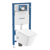 Stelaże i zestawy podtynkowe do WC - Zestaw Podtynkowy WC Geberit Duofix Sigma Uptrend Orion z funkcją bidetu - miniaturka - grafika 1