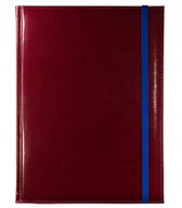 Notesy i bloczki - Notes książkowy A4 AVI BORDOWY gumka zamykająca niebieska, notatnik - miniaturka - grafika 1