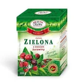 Zioła - MALWA Herbata zielona z żurawiną 100g MALWA - miniaturka - grafika 1
